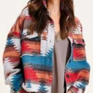 Women's Multicolor Patterned Jacket